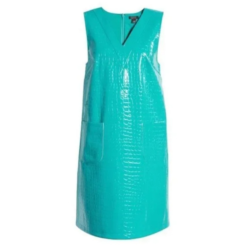 NWT Halogen Faux Leather Dress